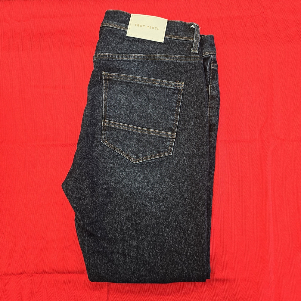 Men’s Straight Jeans in Black Wash